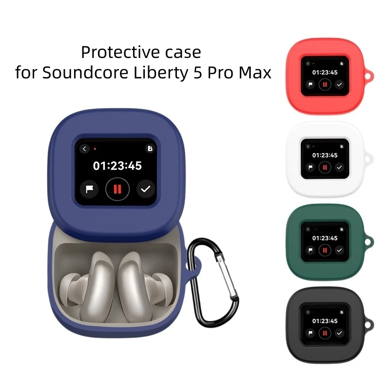 Headphone Silicone Protective Case for Soundcore Liberty 5 Pro Max