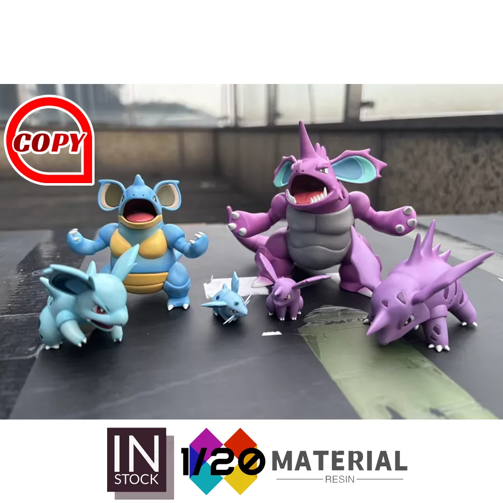 

[In Stock]1/20 Resin Scale World [Copy LIMOUSINE] - Nidoran♂ & Nidorino & Nidoking & Nidoran♀ & Nidorina & Nidoqueen