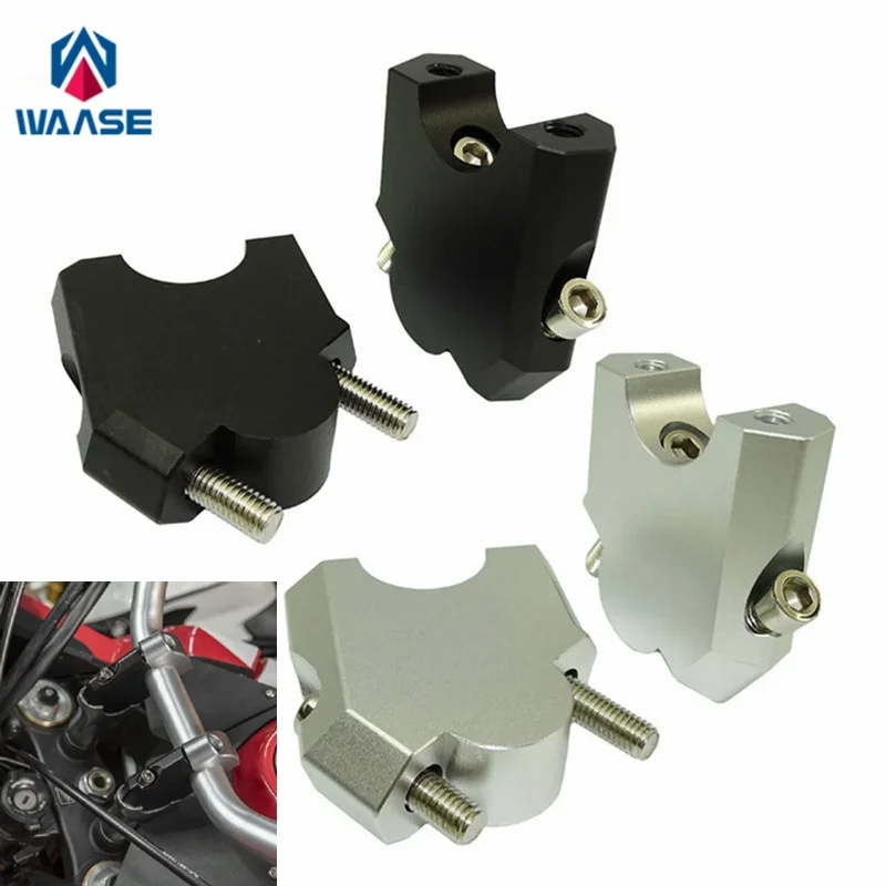 waase For Honda CRF1000L CRF 1000 L Africa Twin ABS DCT 2016 2017 2018 2019 2020 2021 Handlebar Riser Up Backs Moves Bracket Kit