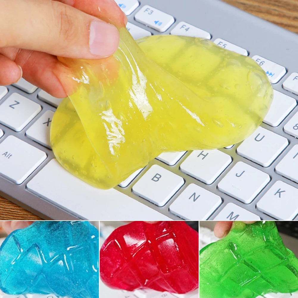 Car Wash Interior Car Cleaning Gel Slime For Cleaning Machine Auto Vent Magic Dust Remover Glue Computer Keyboard Dirt Cleaner