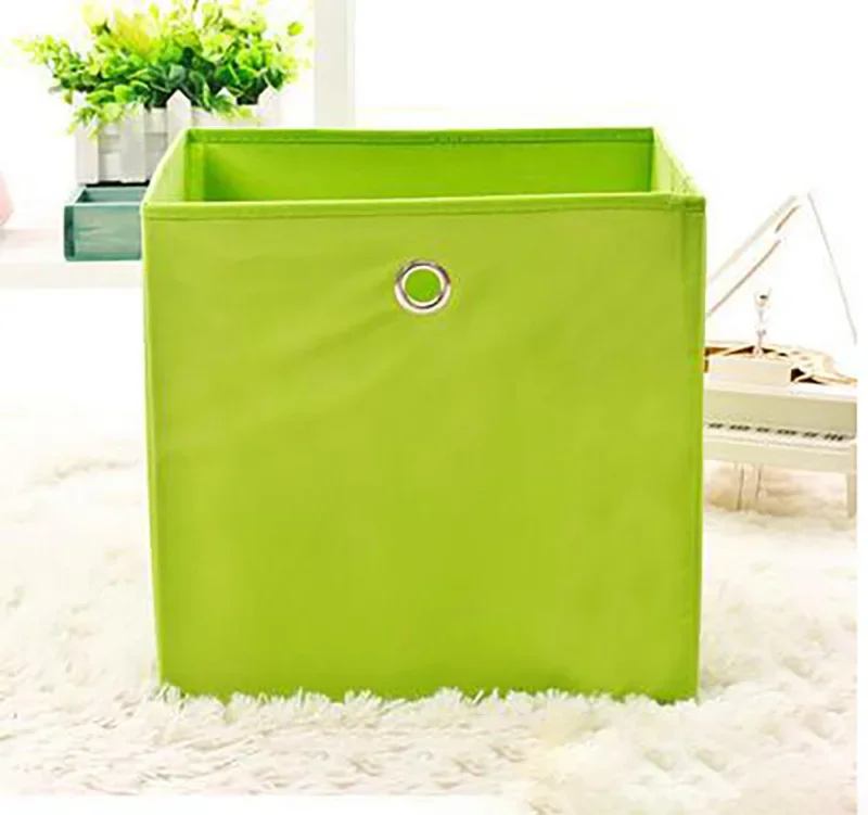 New Non-woven Foldable Storage Box For Clothes Other Items Organizer Box Without Lid Direct Manufacturer Offering