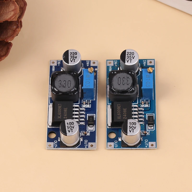 2Pcs XL6009 DC-DC Buck Boost Voltage Converter Power Module 4A 400KHz Adjustable Switch Module 4-32V To 5-35V Power Supply