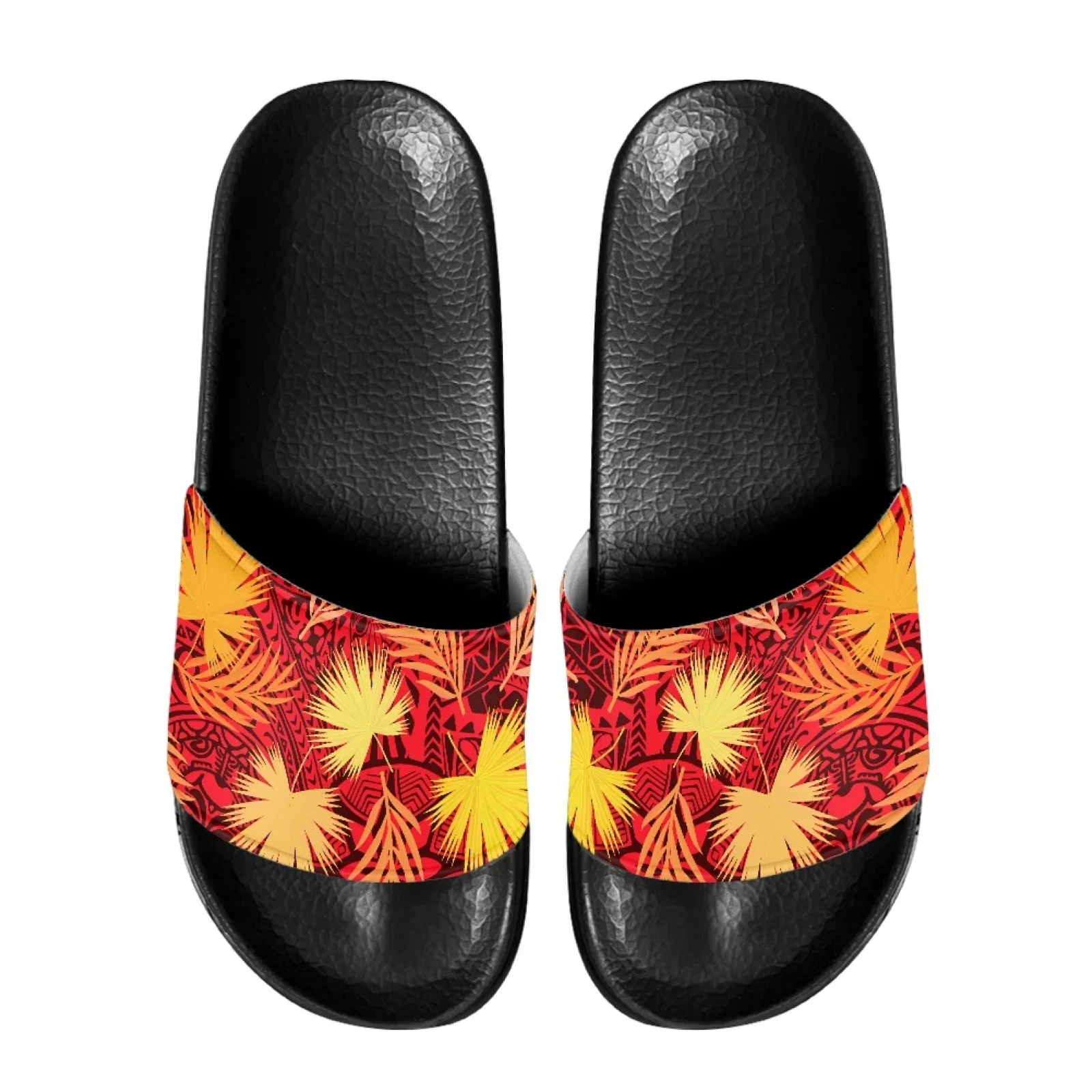 Polynesian Tribal Samoan Totem Tattoo Samoa Prints Summer Men Women Slippers Soft Sandals Cool Beach Slides Casual Shoes Light