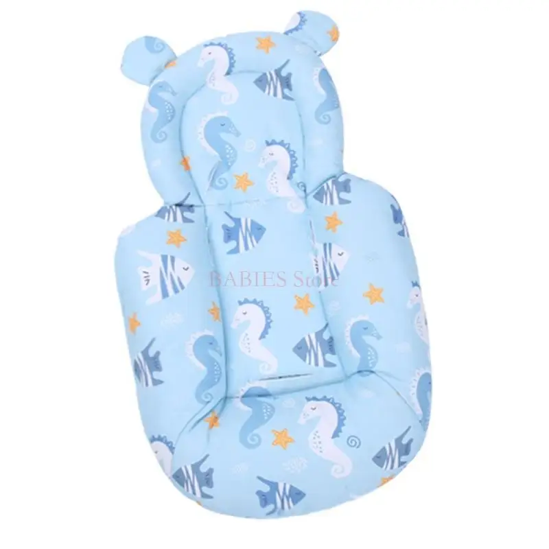 C9GB Baby Pram Support Cushions Infant Car seats Insert Newborn Head Body Support Pillow Lovely Pattern Baby seats Cushions