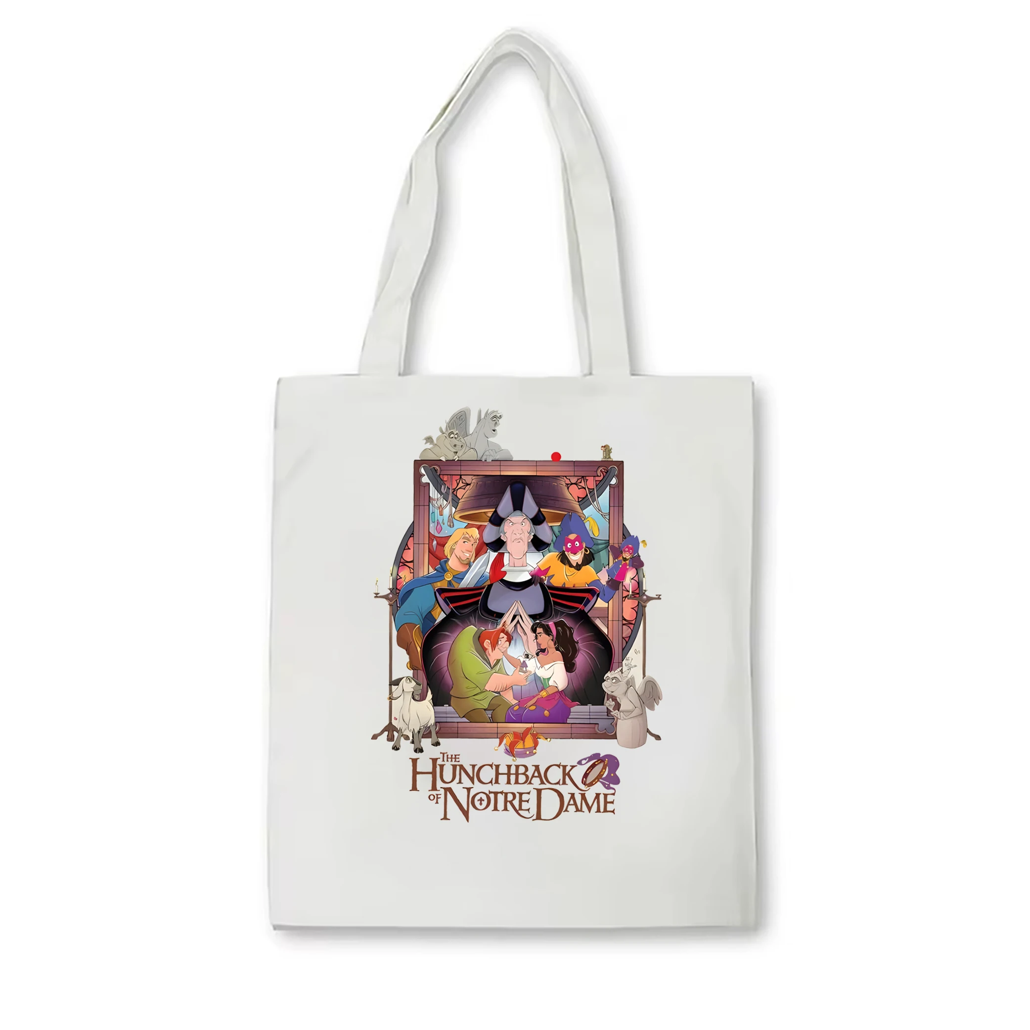 Hunchback of Notre Dame Disney Shoulder Bag Hunchback Notre-Dame Characters tote bag Disneyland Vintage Family Travel Bag