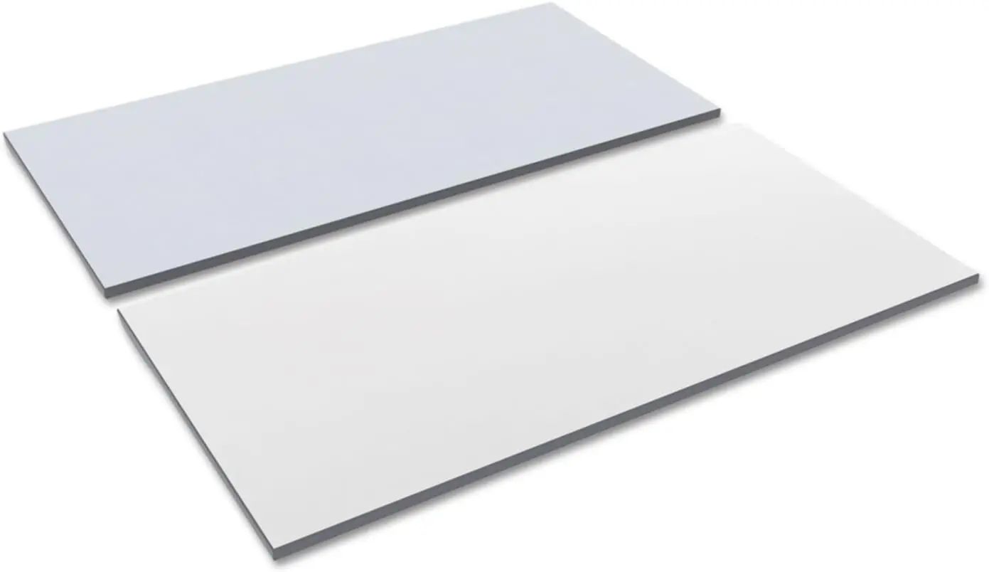 Alett6030Wg 59.38 In. X 29.5 In. Rectangular Reversible Laminate Table Top - White/Gray