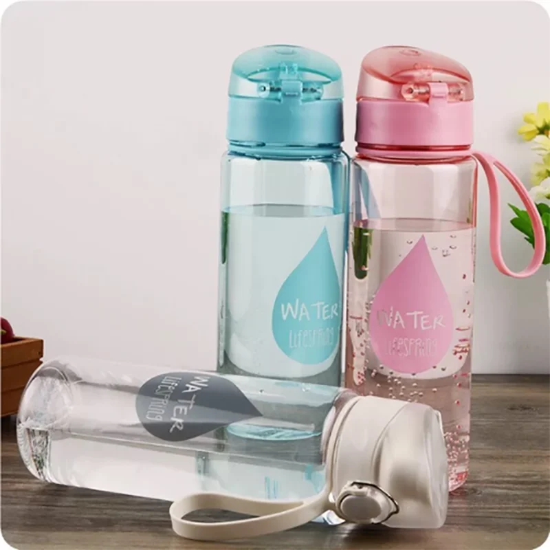 2025 man female male Convenient Sports Water Bottle 500ml Capacity Summer Student Handheld Water Bottle Easy Cup water bottles