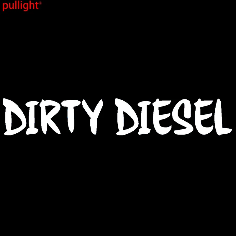 Dirty diesel shaped novel car and truck windshields, rear windows, large vinyl motorcycle accessories stickers