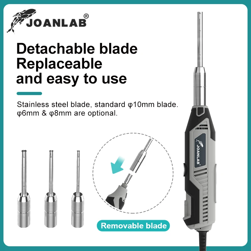 JOANLAB 220V Handheld High-speed Homogenizer Dispersion Emulsifier Laboratory Cell Tissue Crusher Mixer MHZ-01