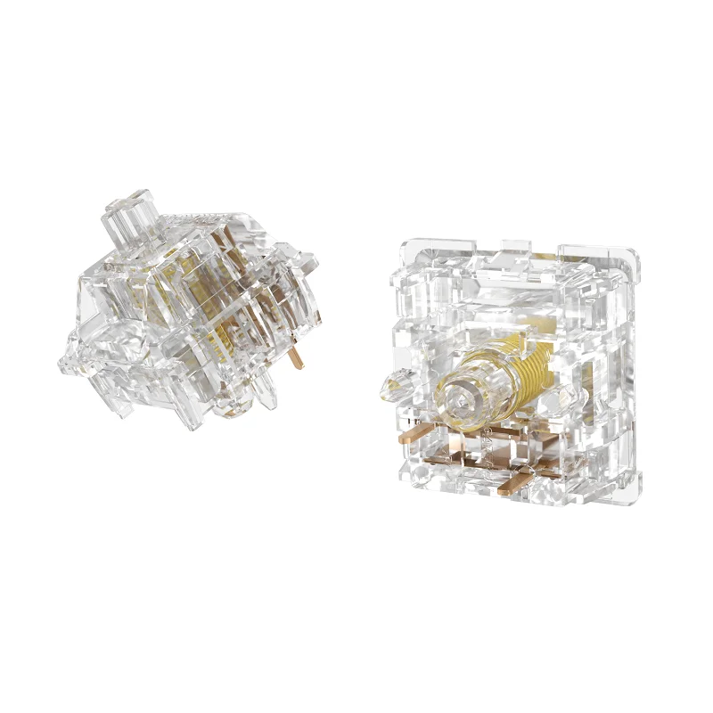 GATERON New North Pole 2.0 Yellow Switch Three Layer 5 Pin SMD RGB Linear DIY Mechanical Keyboard Pre Lubed