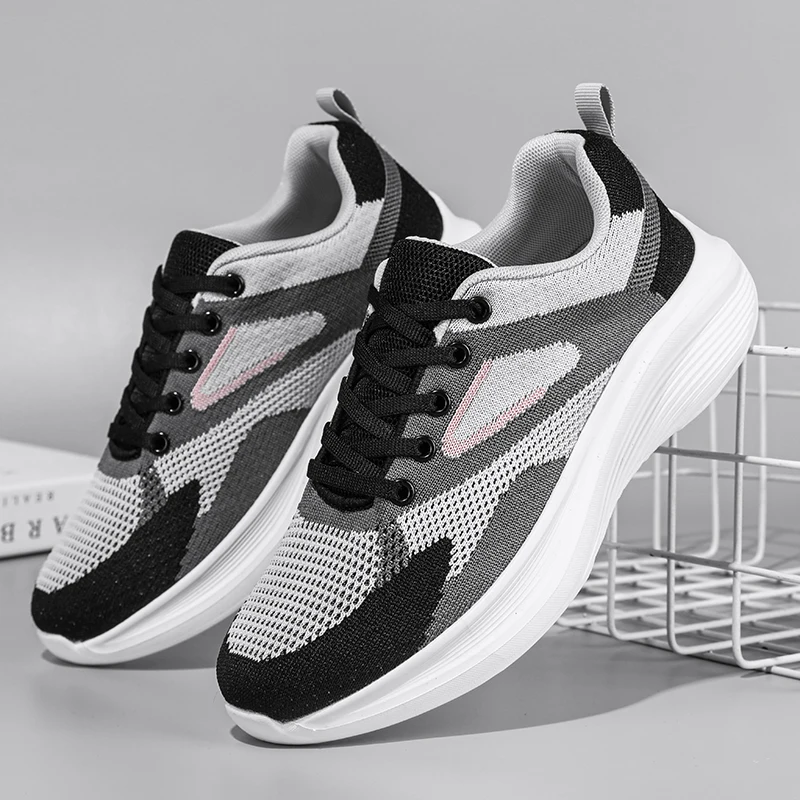 

Женские кроссовки для бега, спортивные уличные кроссовки для тренировок в тренажерном зале, прогулочная теннисная обувь, дышащие спортивные модные кроссовки для женщин