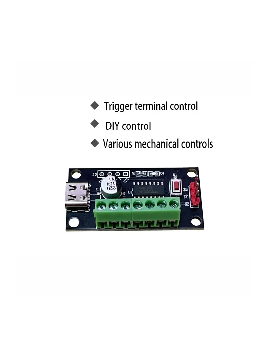 SG90 manual single channel servo trigger controller with customizable angles and multiple modes supporting serial port control