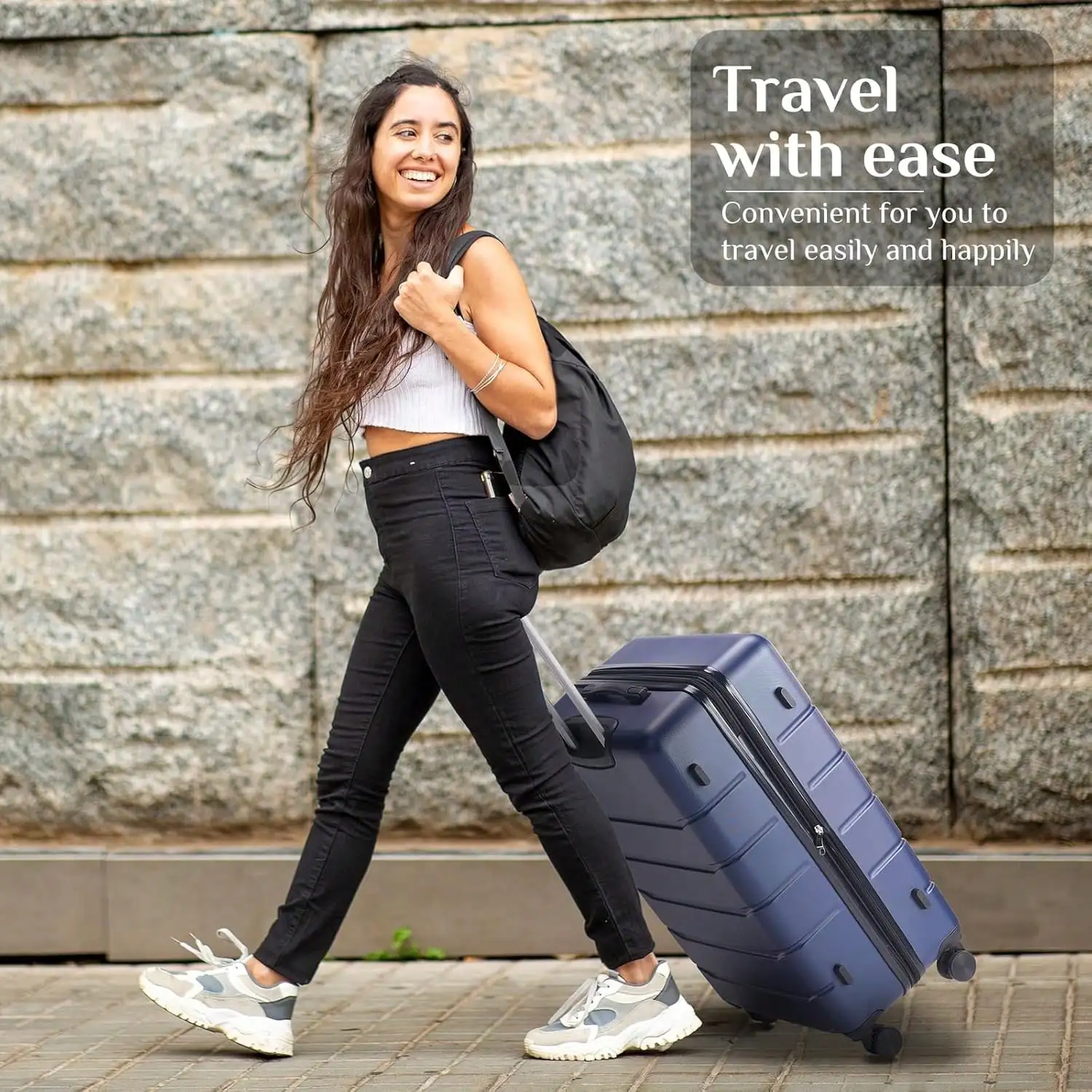 20/24/28Inch Lightweight Hardshell Suitcase - Expandable ABS Spinner Luggage With TSA Approved Lock, 360° Silent Wheels & Telescopic Handle For Travel