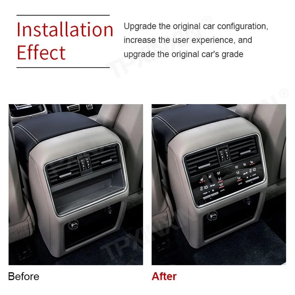 

Умный контроллер Penal для Porsche Cayenne 2018 2019-2021, задний кондиционер переменного тока, климат, ЖК-дисплей HD, блок с сенсорным экраном