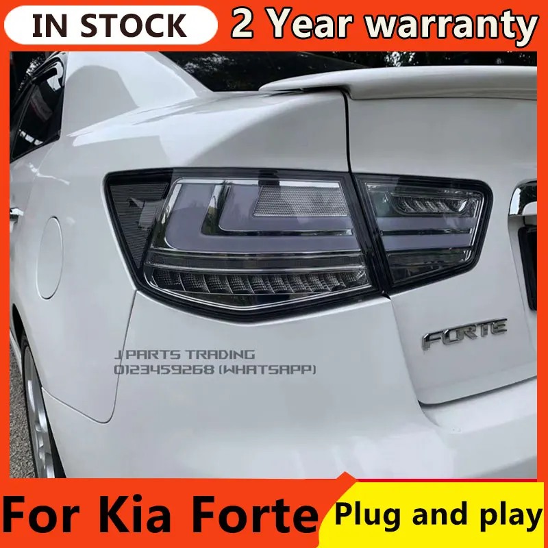 

Светодиодные задние фонари для Kia Forte 2009-2013 Cerato Светодиодный задний фонарь Forte с динамическим указателем поворота Задний фонарь DRL + Тормоз + Парк + Сигнальный светодиодный фонарь