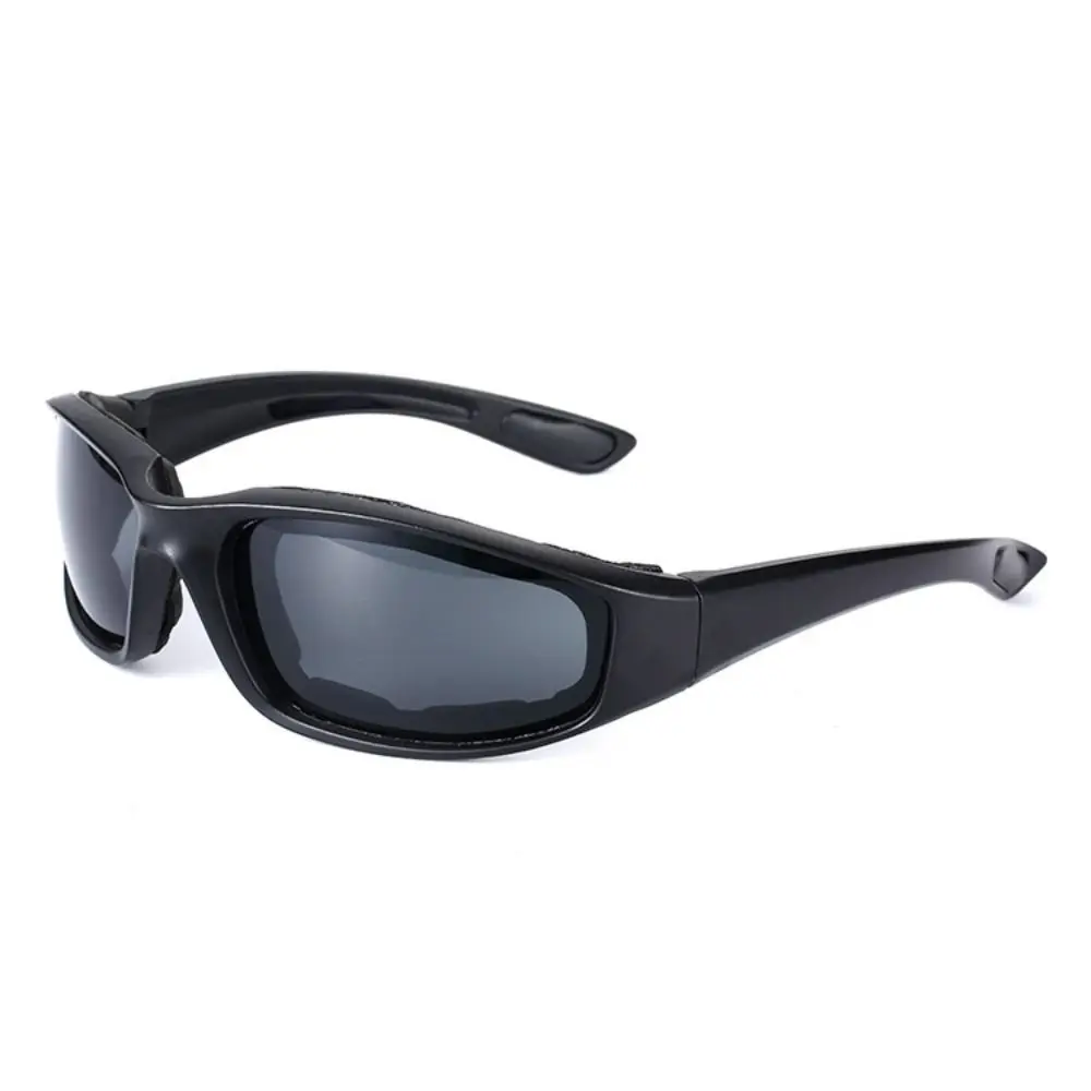 Retro Punk Yellow Lenses Sunglasses Black Shades Decoration Accessories Motorcycle Goggles UV Protective Driving Glasses