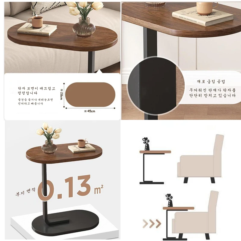 Side Table Simple Corner Table Living Room Home Hotel Homestay Side Table Bedside Cabinet Mobile Small Apartment Coffee Table