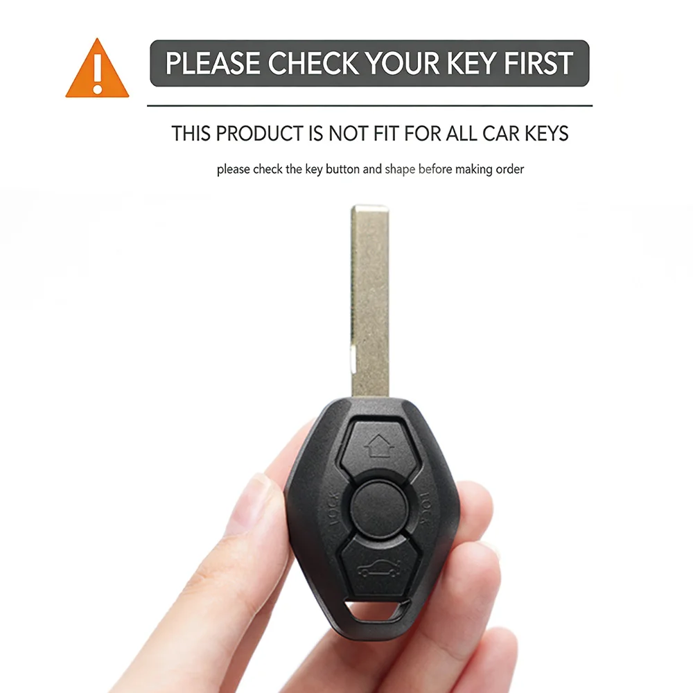 Silicone Car Key Cover Case Cover For BMW X5 E53 X3 F83 E46 E39 E38 E60 E63 E61 E64 Series 3 5 7 330i Z3 Z4 E85 E86 M5 325i view 5