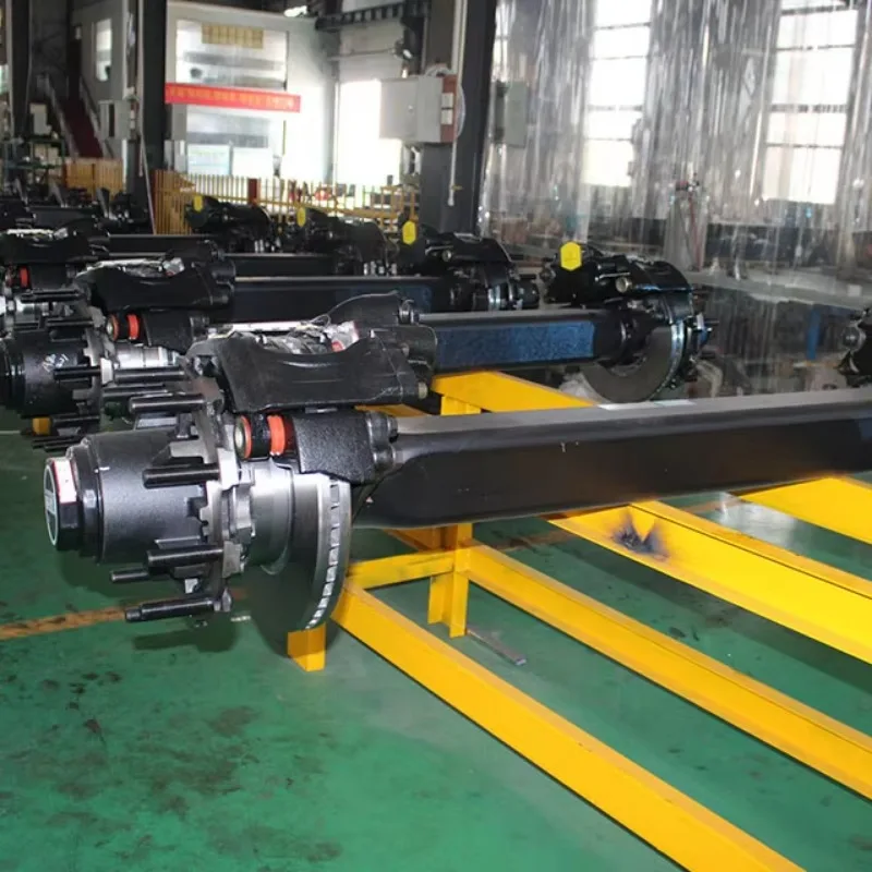 

Best-selling Type Semi Trailer Truck Parts Accessories Disc Brake Trailer Axle for Sale