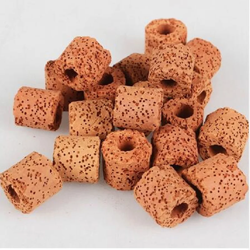 Aquarium Filter Media Activated Carbon Ceramic Ring Biological Ball  Fish Tank Nitrifying Bacteria Biocycle Material With bag