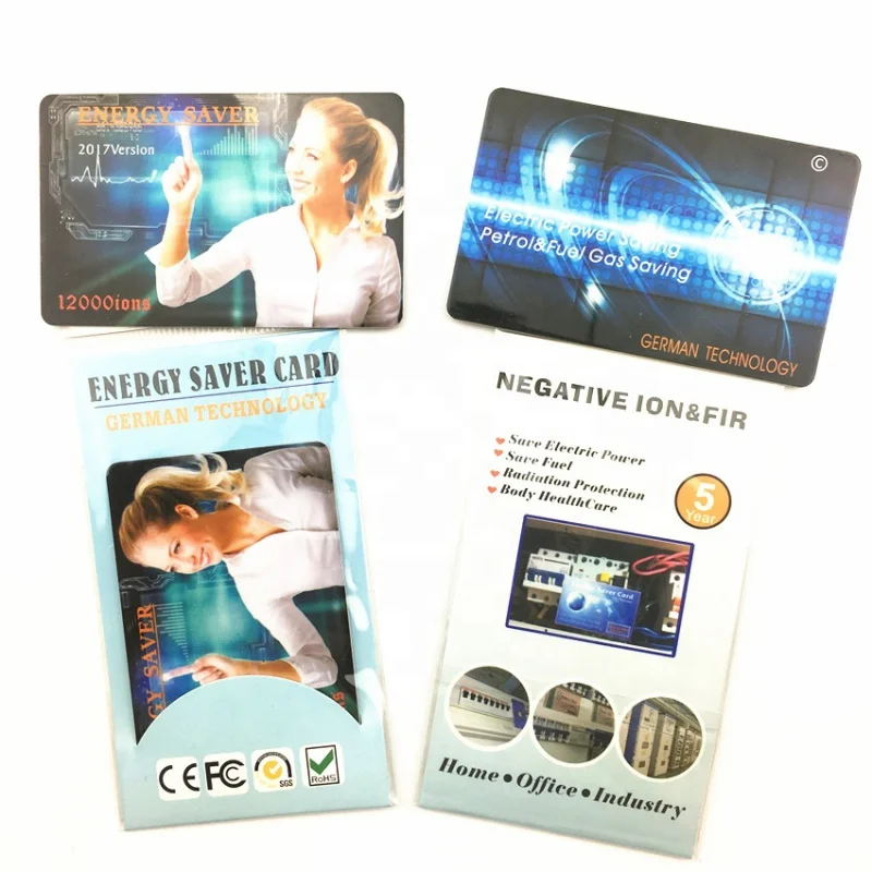 Custom.CAMAZ Energy Saving Card 12000 cc Negative Ions  Magnet Energy Card