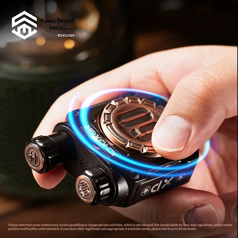 التوائم مرتبطة EDC دفع بطاقة إصبع أعلى بانج بانج عملة سوداء التكنولوجيا لعبة لتخفيف التوتر يده لعبة صغيرة تململ سبينر