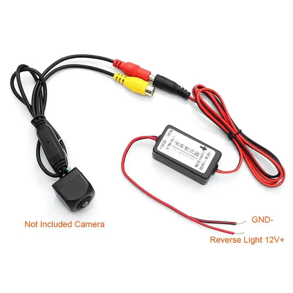 12V Anti-interference DC Power Relay Capacitor Filter Connector Auto Car Camera Filter For Car Parking Reverse Rear View Camera