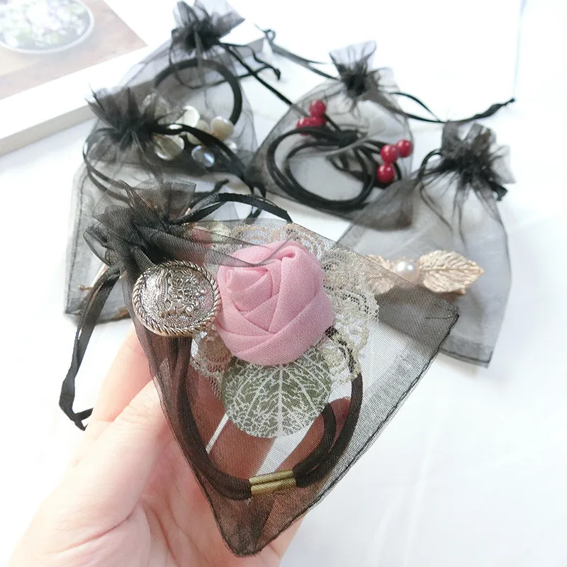 

100pcs Black Drawstring Organza Bags Pouch Jewelry Packaging & Display Bags Gift Bag For Wedding Party Birthday Gift Bags Box