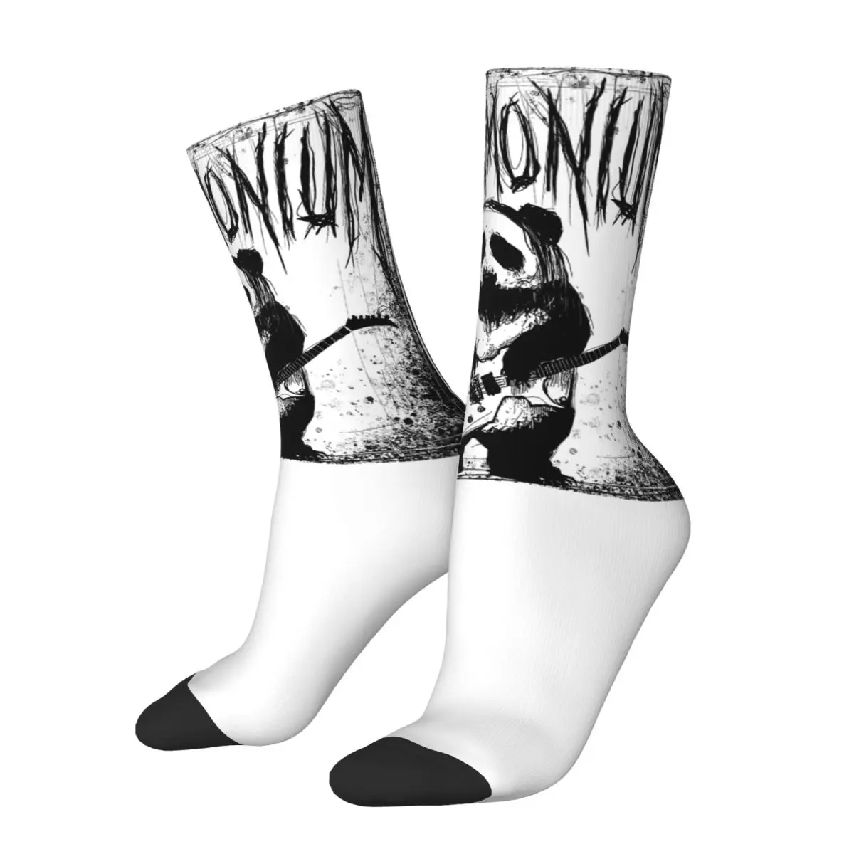 Hip Hop Vintage Pandemonium Crazy Men's Socks Unisex Panda Harajuku Seamless Printed Funny Novelty Happy Crew Sock Boys Gift