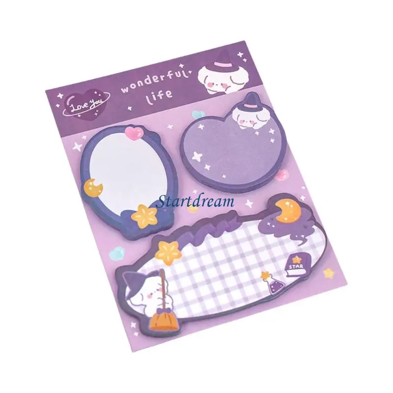 Sticky Notes Memo Pad Small Notepads Reminder on Notebook Journal Planner Book K92C