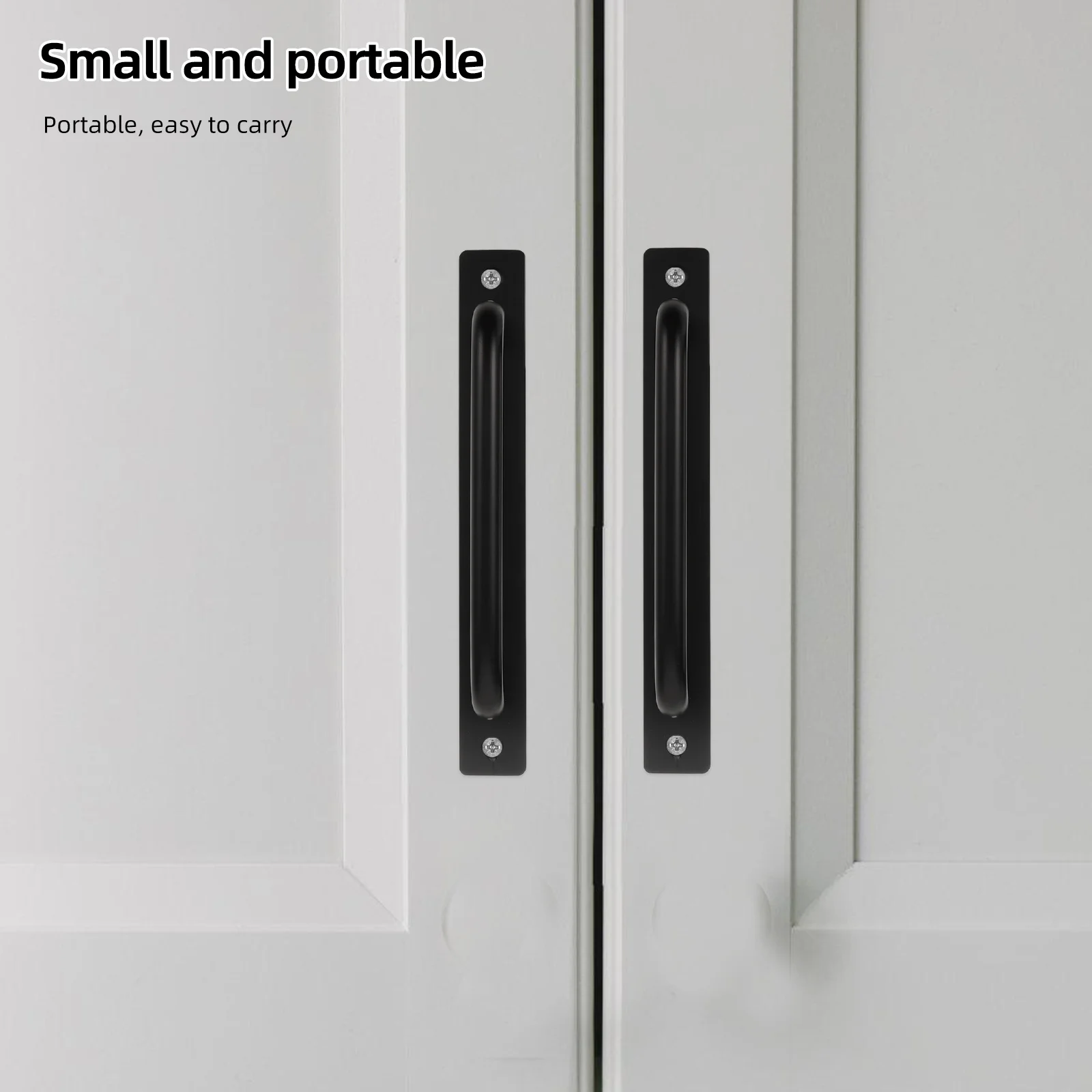 2 قطعة مقابض الأبواب سبائك الألومنيوم الثقيلة انزلاق الحظيرة سحب للمطبخ الحمام غرفة نوم حديقة خزانة بوابة الأجهزة تسحب