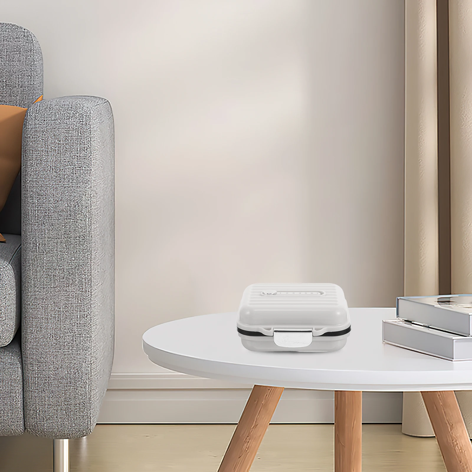 

Portable Pill Box Mini Travel Container 7 Days Organizer Divided Case Small Compact Daily Medication Holder Storage Solution