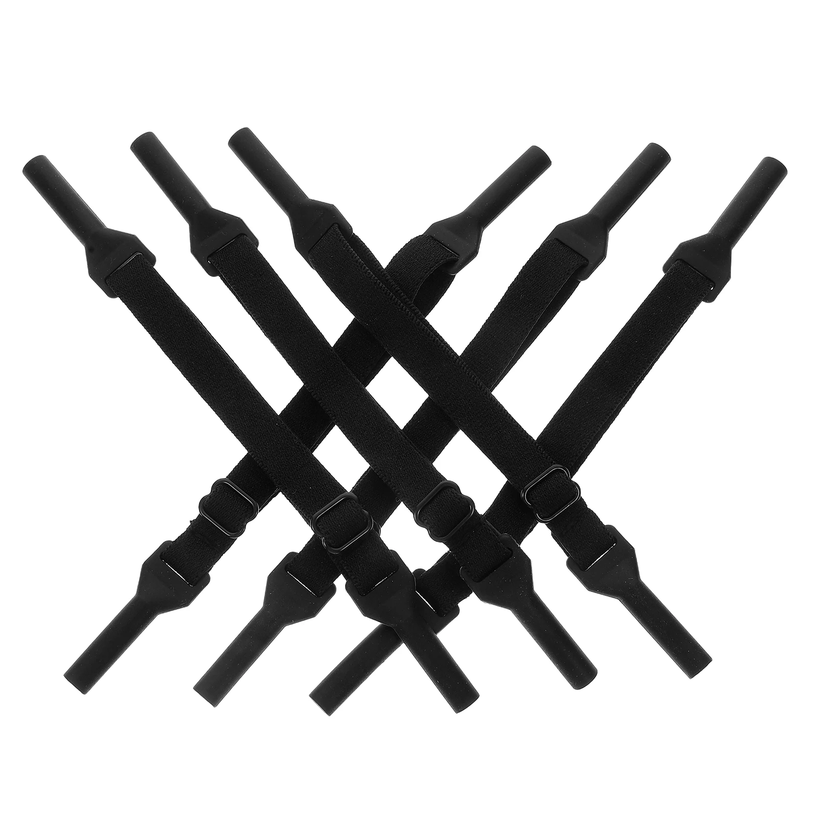 6pcs Glasses Anti-slip Rope Adjustable Elastic Sports Strap Secure Fit Comfortable Material Labor Protection