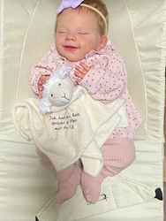 18 Inch April Girl Reborn Doll Bebe Reborn Full Body Silicone VInyl Newborn Baby Toy