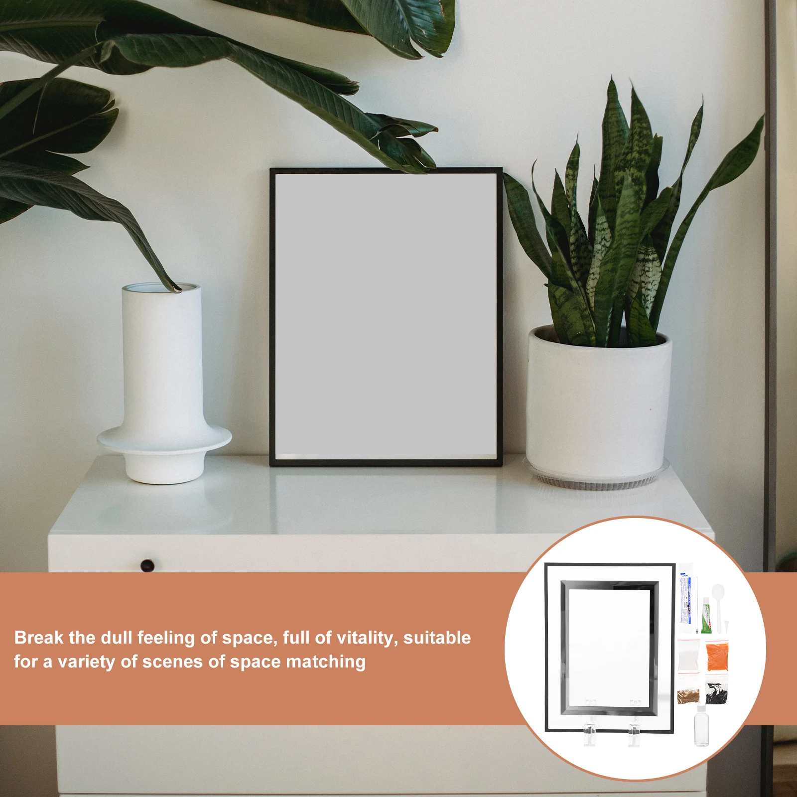 

DIY Moving S Art Picture Painting Kit Decoration Adorn Material Glass Office Desk Living Room Bedroom Easy Maintenance