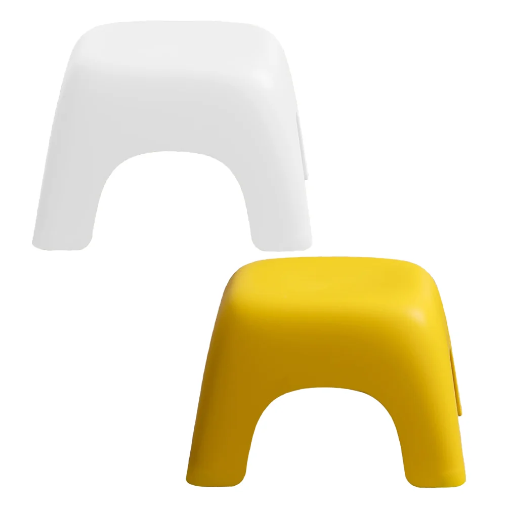Bathroom Stool Kids Step Stackable Stools for Adults Low Change Shoes Small Office