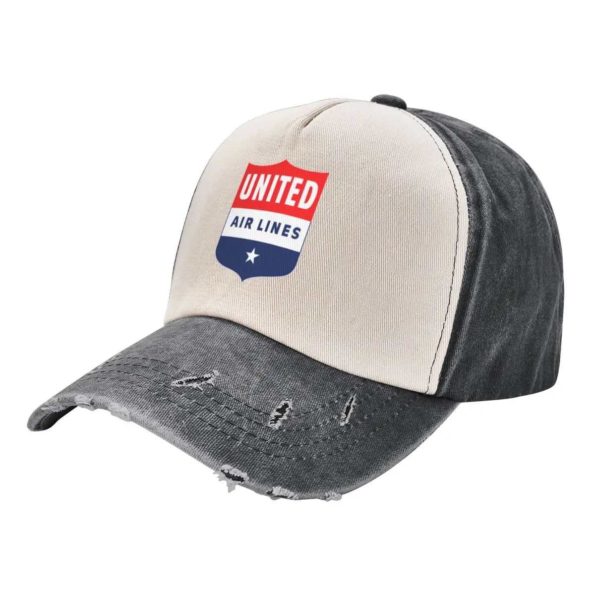 United Airlines Vintage Logo (1940-1954) Baseball Cap Rugby Golf Cap Hat Baseball Cap Women's 2025 Men's