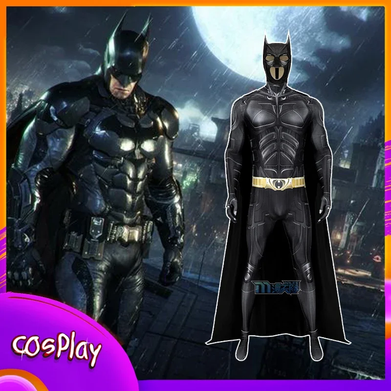 

Superhero Batman Cosplay Costume Bruce Wayne The Dark Knight Jumpsuit Halloween Comic-con Party COS Props Bodysuit Adult Gift