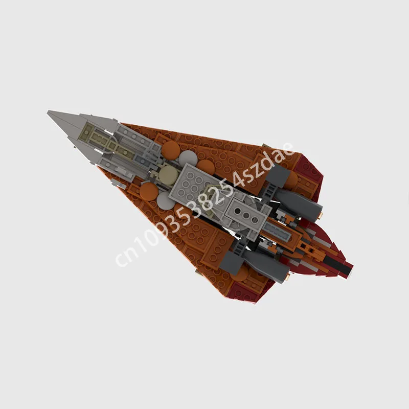 

316 шт. MOC Delta-7 Aethersprite-class световой перехватчик Звездная битва Строительные блоки День рождения Дети Конструкция Образовательные