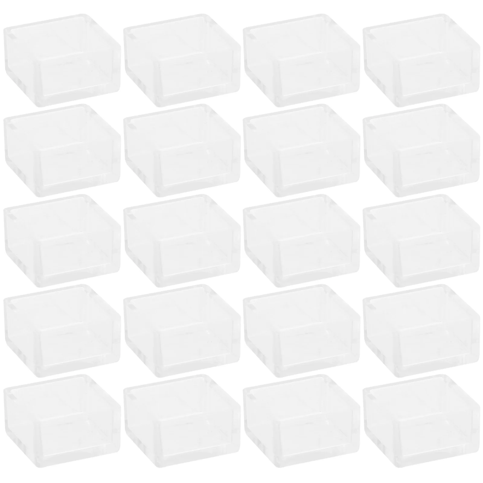 25 قطعة من المقالي المائية الفارغة نصف المقالي البلاستيكية لتقوم بها بنفسك لوحة الرسم الفنانين الطلاب المبتدئين صندوق محمول خفيف الوزن ل #3