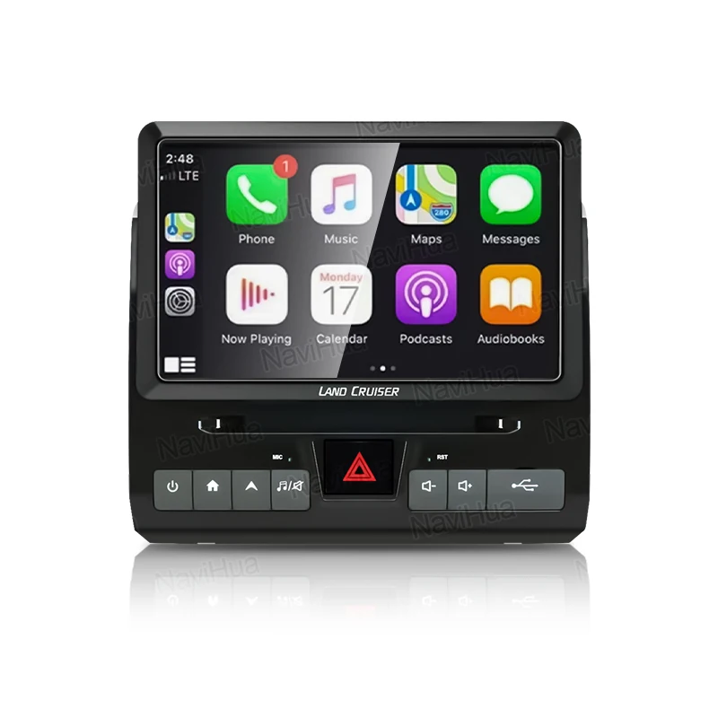 2024 New Design For Toyota Land Cruiser LC70 LC76 LC79 Multimedia Android Car Radio Auto Head Unit Carplay Navigation Monitor