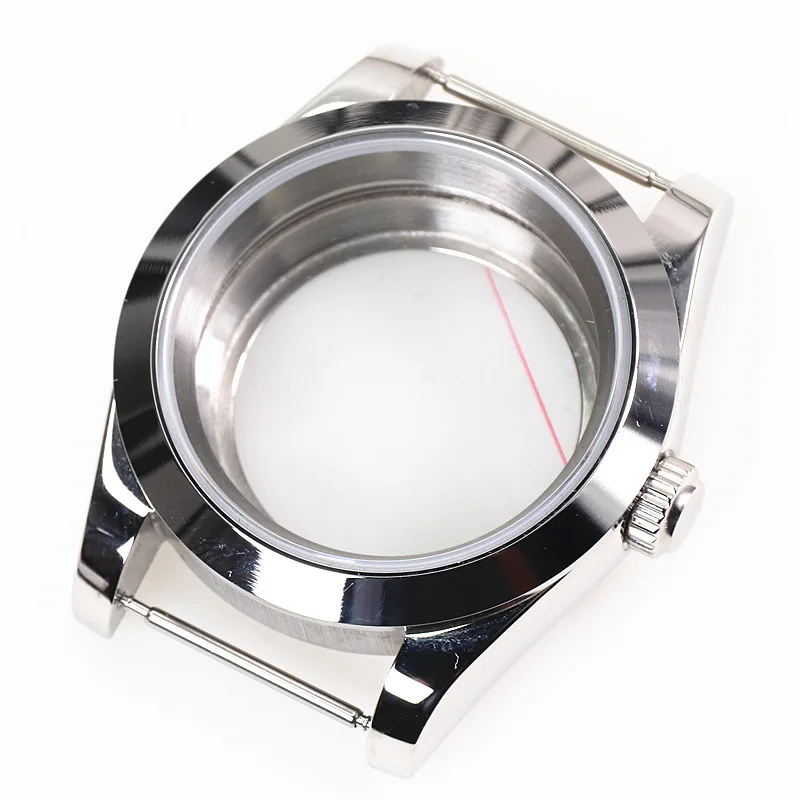 Suitable for 39mm Oyster Perpetual sapphire glass with magnifying glass stainless steel case NH35NH36 movement case accessories