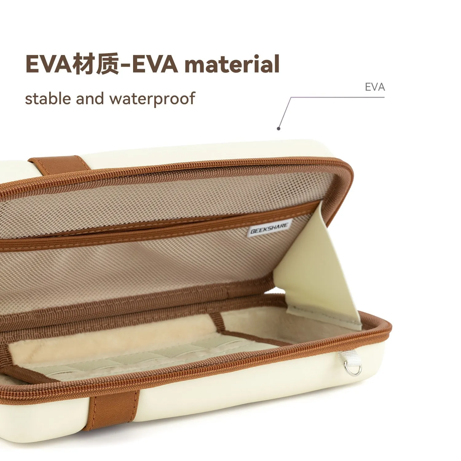 GeekShare Tas Keras Penyimpanan Casing Sakelar Nintendo untuk Aksesori Konsol NS Tas Selempang Kapasitas Besar Nintendo Switch Oled