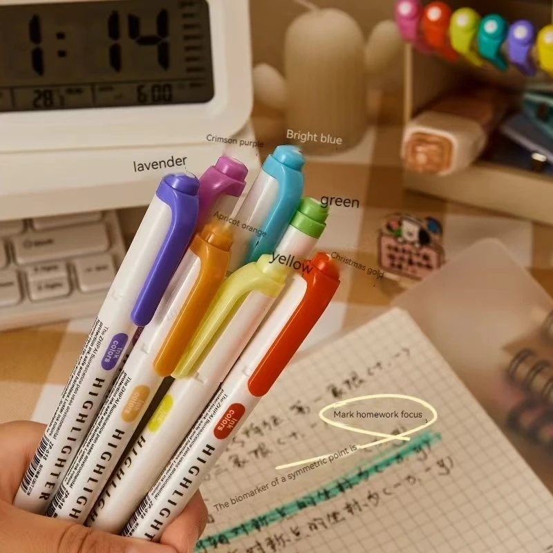 

MILD LINER Double Sided Highlighter Set - Noble Colors 5 Piece Collection