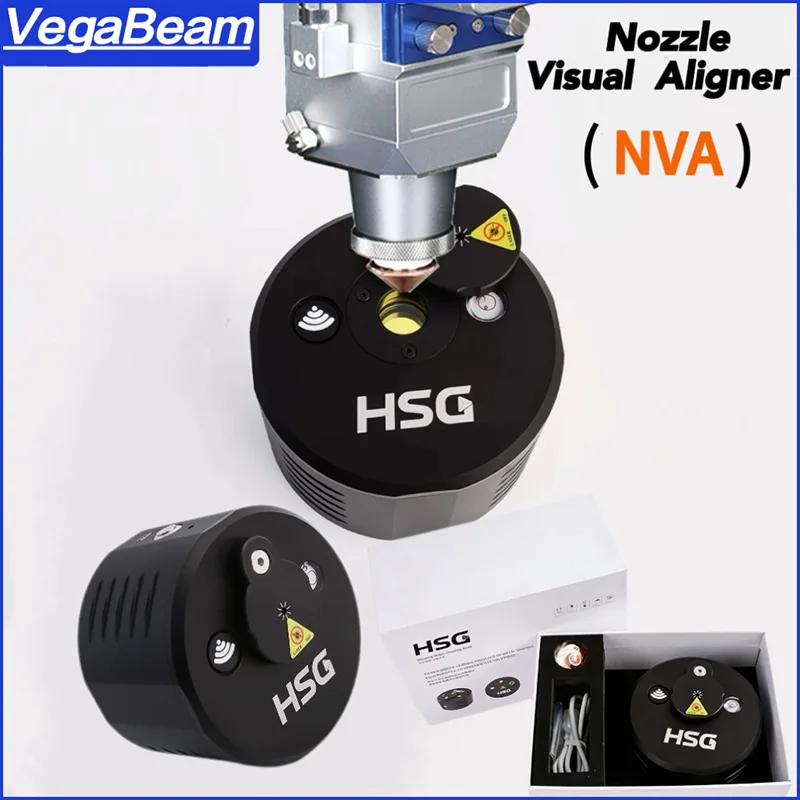 HSG Original NVA Nozzle Visual Aligner Laser Cutting Machine Nozzle Calibration Coaxial Calibration Device AI Vision Alignment