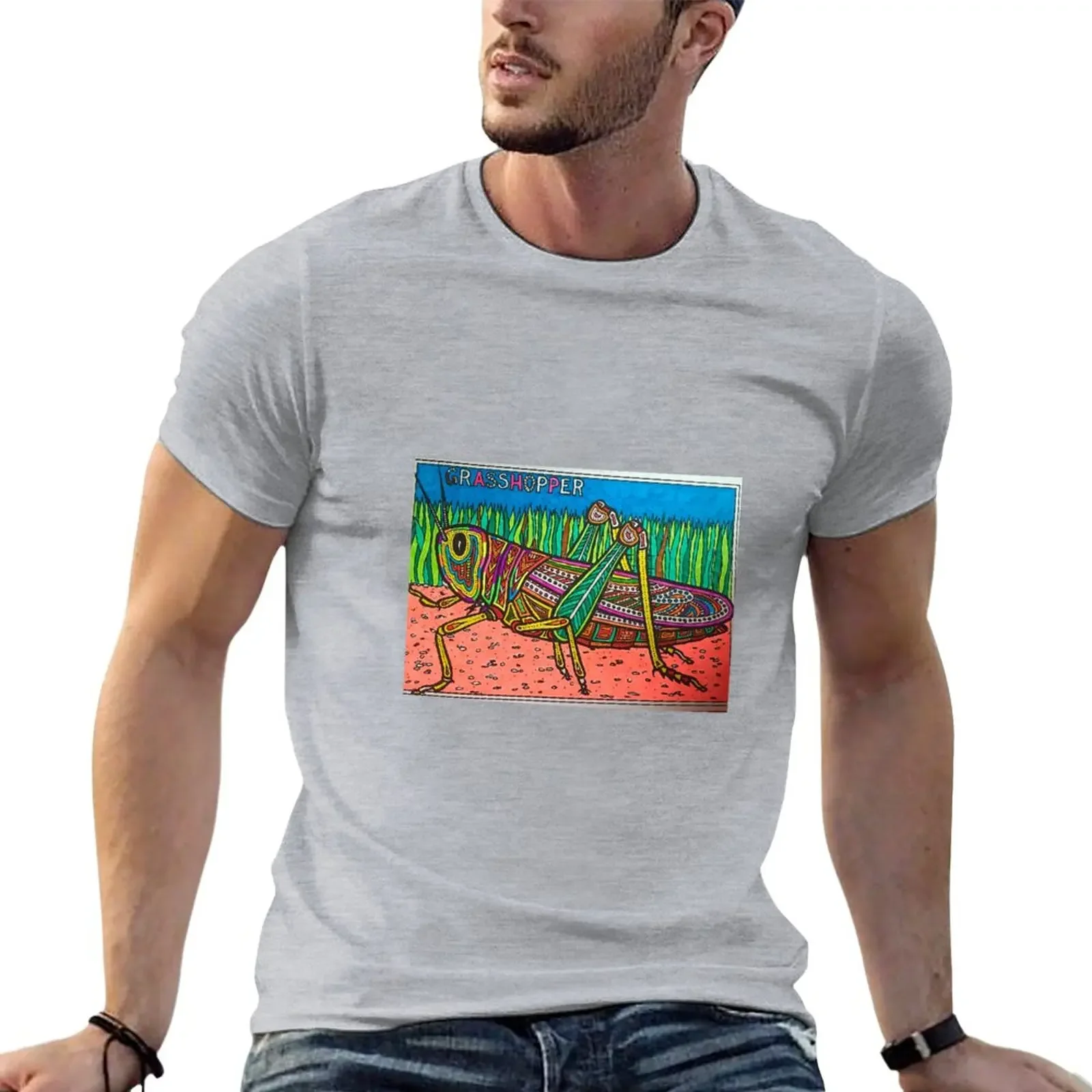 GRASSHOPPER T-Shirt quick-drying t-shirt aesthetic clothes funny t shirts big and tall t shirts for men