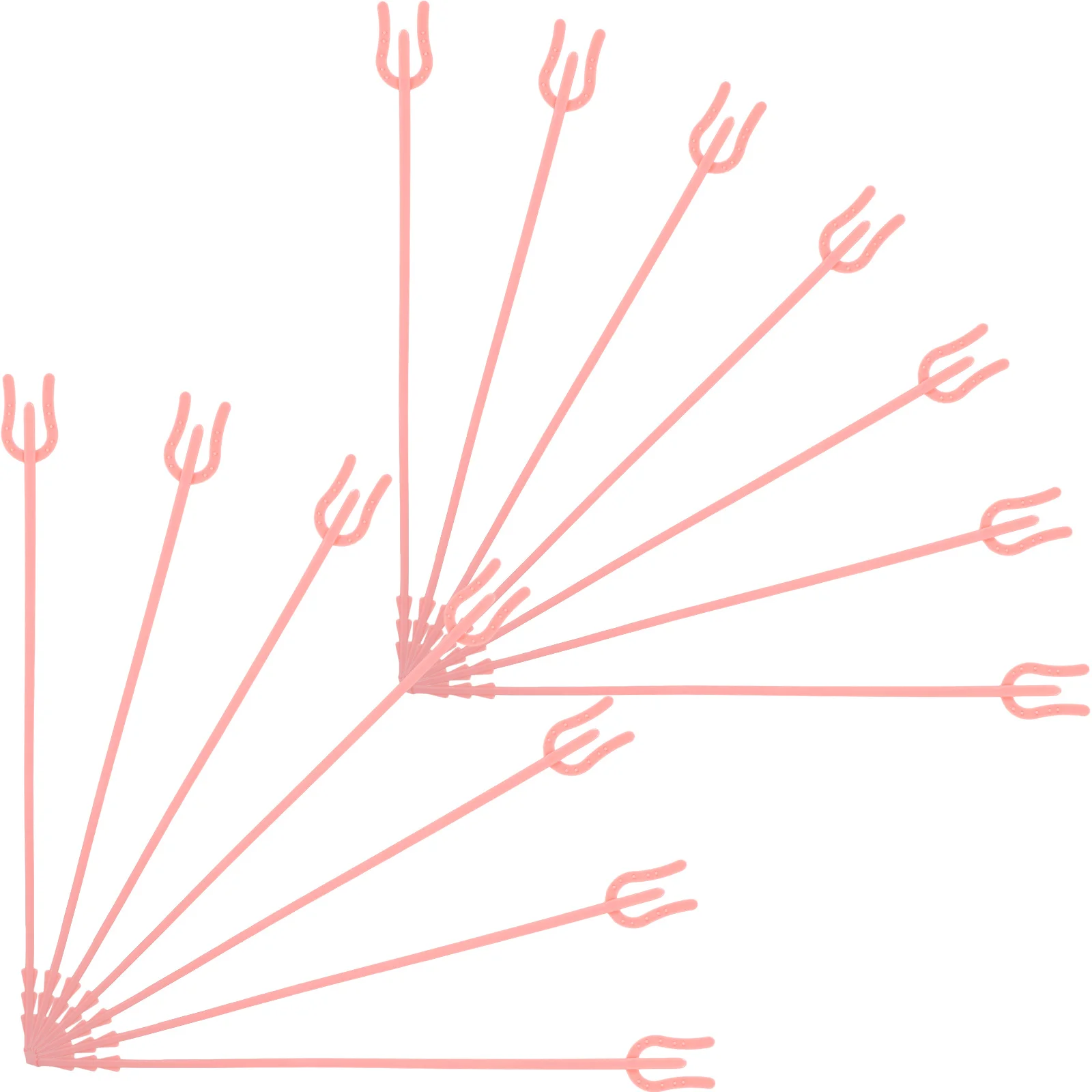 50Pcs Floral Picks Stick Clip Card Holders for Wedding Photos Pictures DIY Bouquet Accessories Floral Picks Party Cards Holder