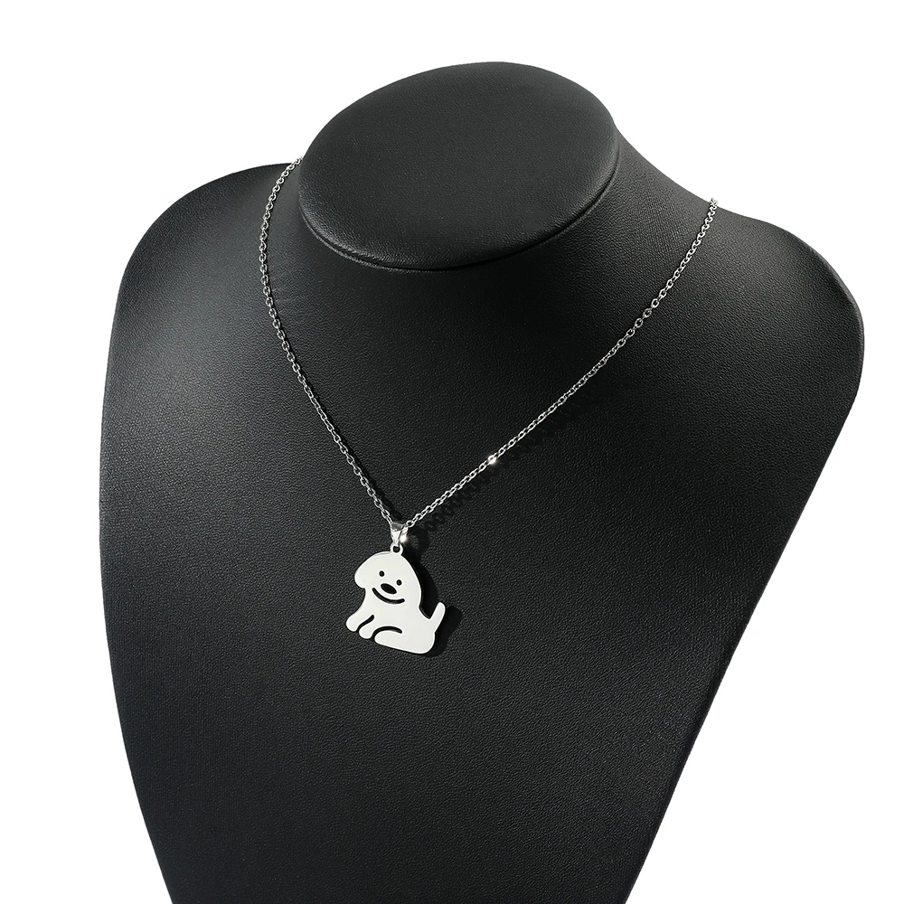 مجموعة قلادة على شكل حيوانات غريب الأطوار - قلادة على شكل قطة/كلب/ديناصور، هدية مجوهرات مرحة للبالغين، إكسسوارات لطيفة لمحبي الحيوانات الأليفة