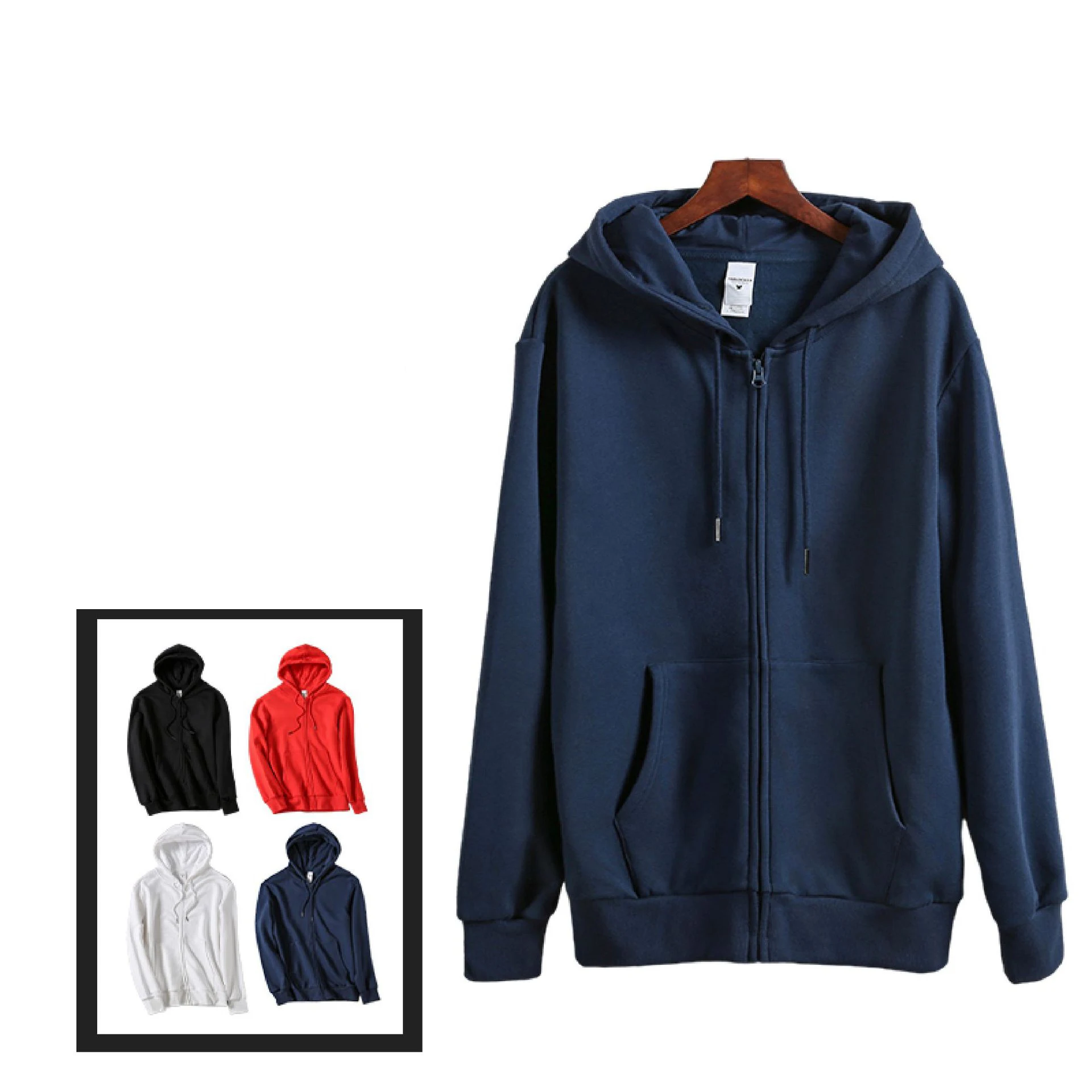 شعار مخصص الربيع والخريف جوكر الشباب والنساء الصلبة سستة سترة الصوف هوديي سترة معطف المرأة