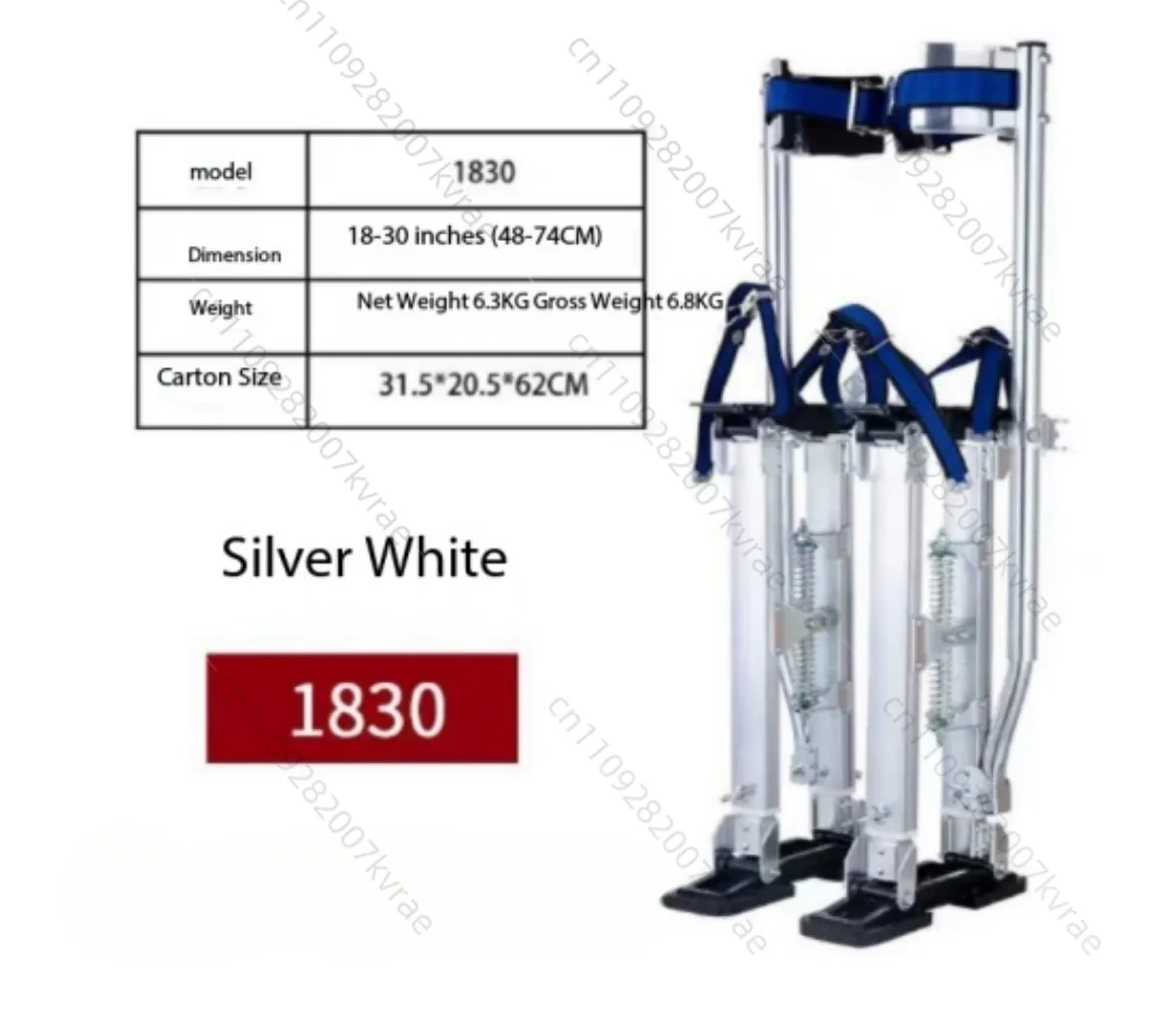 Drywall Stilts Professional Aluminum Plastering Ladder Adjustable Plastering Stilts Paint Painter Tool Household Mobile